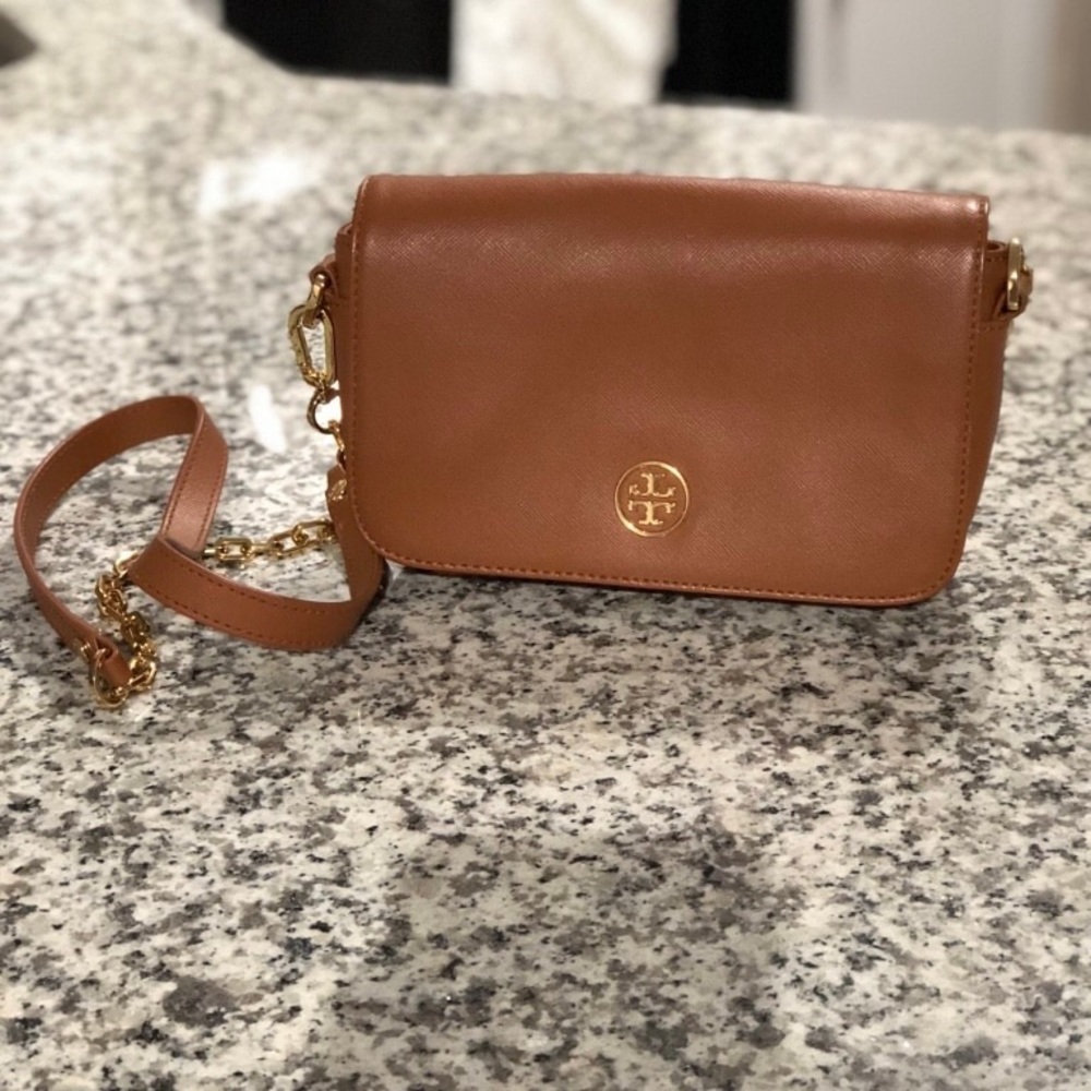 Tory Burch Robinson mini bag luggage color
